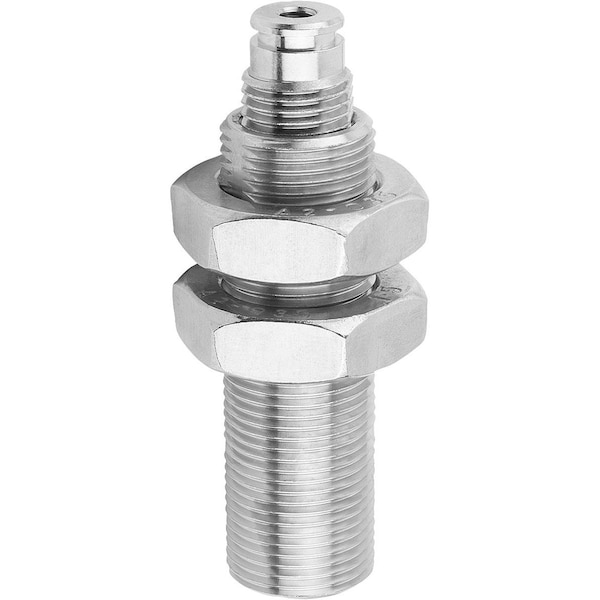 Indexing Plunger With Pneumatic Cylinder Size:2 D1=M20X1, 5, D=6, Stainless Steel Hardened,
